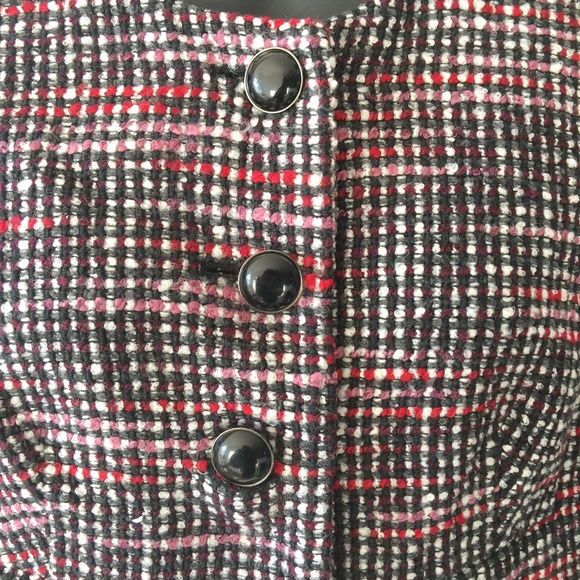 Ann Taylor Pink and Red Speckled Career Jacket 6 - Picture 2 of 7